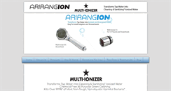 Desktop Screenshot of multiionizer.com